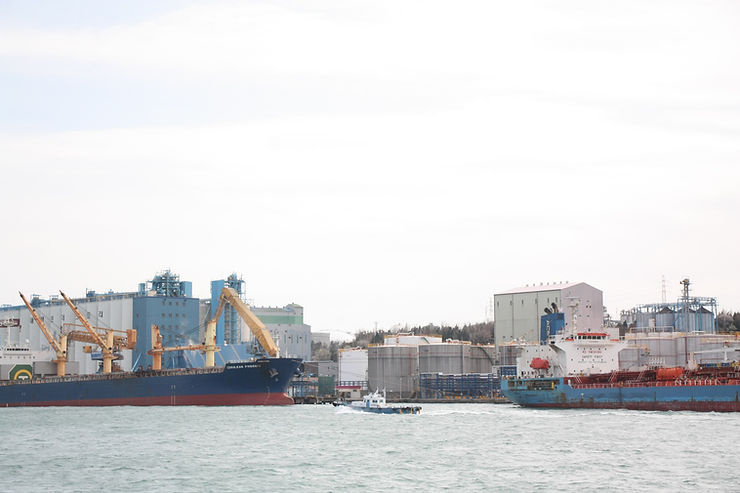 Shipping port for supply chain management and stability